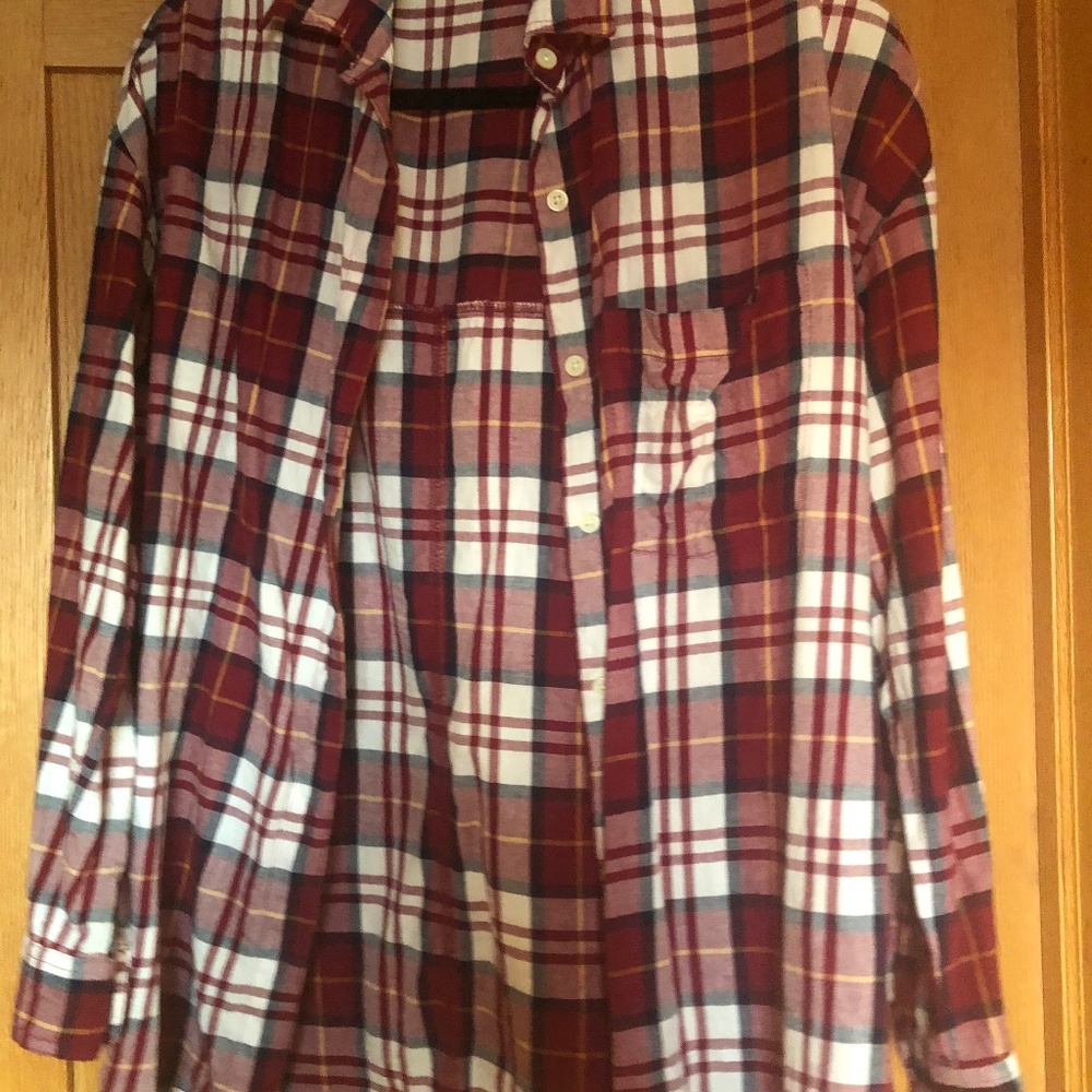 Old navy boyfriend plaid